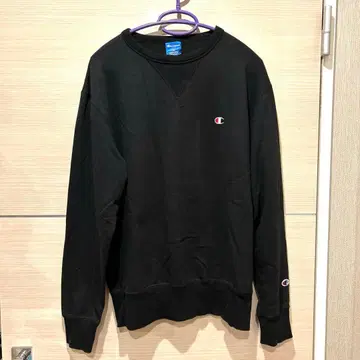 Champion 블랙 맨투맨 XL