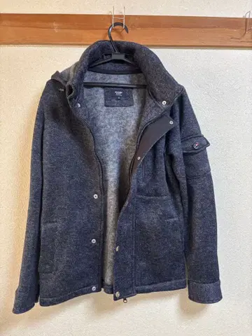 BEAMS HEART 후드 부착 자켓 M 다크 그레이