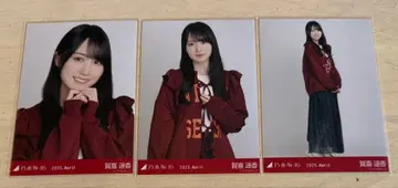 노기자카46 브로마이드 카키 하루카 칼리지 3종 컴프