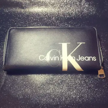 Calvin Klein Jeans 장지갑 블랙