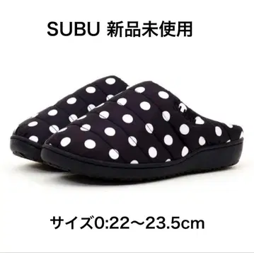 SUBU 도트 무늬 슬리퍼 22~23.5cm