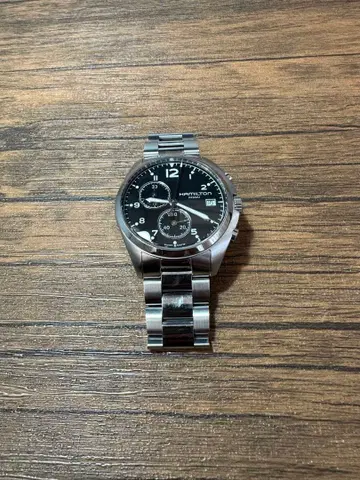 해밀턴 카키 파이롯트 크로노그래프