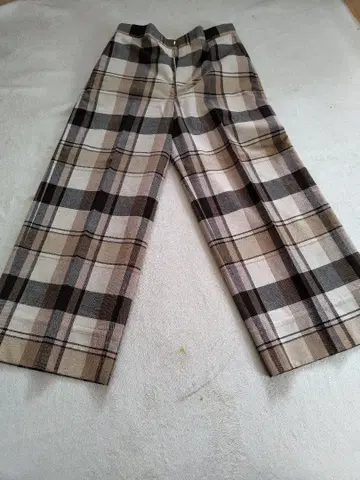 drawer 체크 팬츠