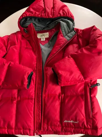 Eddie Bauer 빨간색 다운 자켓 M