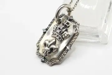 새상품급 패트릭 콕스 플레이트 크라운 목걸이 릴리 지르코니아