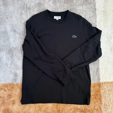 LACOSTE 블랙 긴팔 셔츠