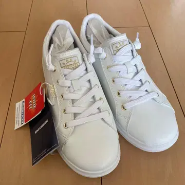 스케쳐스 스니커즈 BOBS 화이트 WIDE FIT