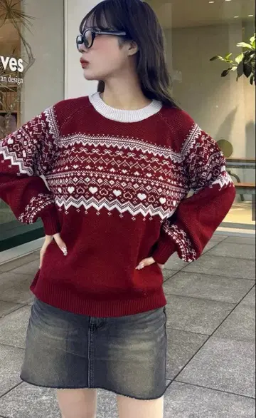 [ GRL ] 페어아일 패턴 니트 스웨터