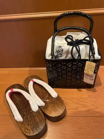 이치몬메 바스켓백 복조리 부착