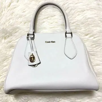 Calvin Klein 화이트 핸드백