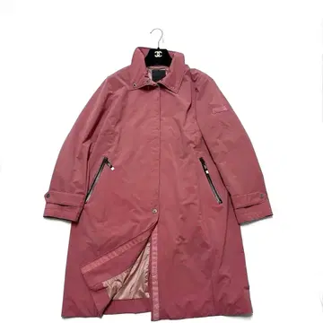 하자품 타트라스 나노 유니버스 별주 ARESA 나일론 롱 코트 핑크