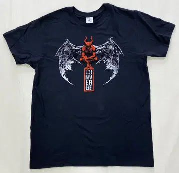 네이비 CONVERGE AMEN AMOK L 사이즈 T셔츠 정품