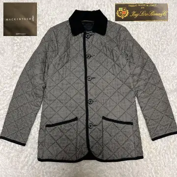 매킨토시 Macintosh 퀼팅 자켓 하운드투스 체크