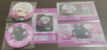 잉크 카자네 캔뱃지 클리어 카드 컬렉션 세트