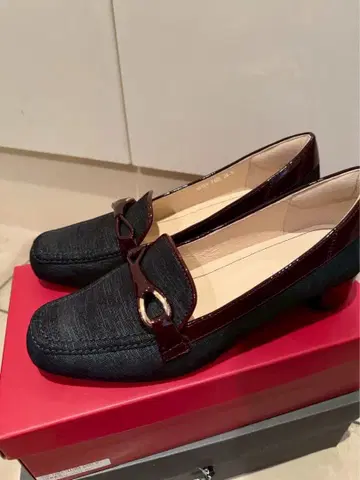 REGAL 로퍼 24.5cm 다크 블루