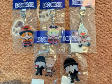 LAGUNASIA 할로윈 아크릴 키링 5개 세트