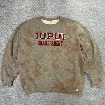 00s 러셀 맨투맨 타이다이 칼리지 usa제 그레이 구제 의류