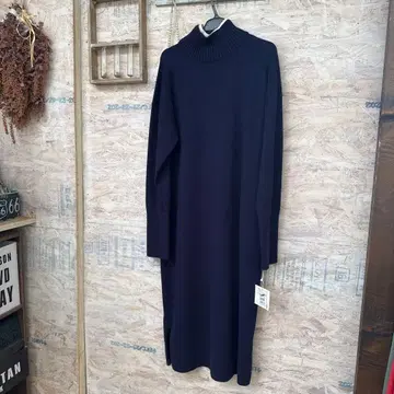 미사용 새상품 스콧 클럽 네이비 롱 원피스