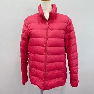 3613 사이즈 XL 유니클로 다운 자켓 짙은 핑크색
