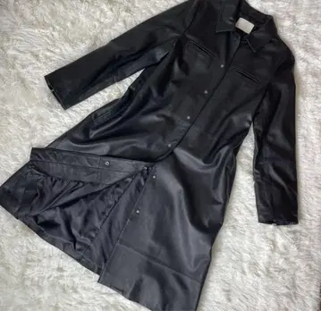 모토마치 제라르 zelal 양가죽 소프트 램 가죽 코트 롱 11AR