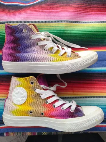 척테일러 하이컷 스니커즈 미쏘니 콜라보