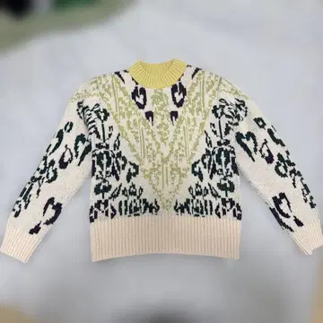 sacai 니트 스웨터 긴팔 크림색