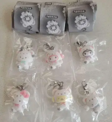 메지루시 액세서리 산리오 캐릭터즈 포근포근 스노우 컴플리트 세트