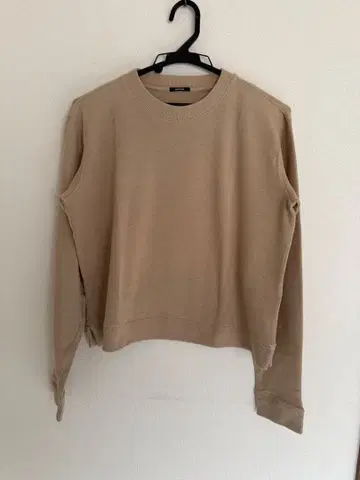 덴함 베이지 크루넥 스웨터 긴팔 XS