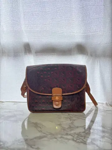 EDCADA 다크 브라운 가죽 숄더백