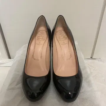 펌프스 하이힐 블랙 22.5cm 박스 포함