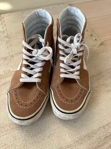 Vans 하이컷 스니커즈 브라운 24cm