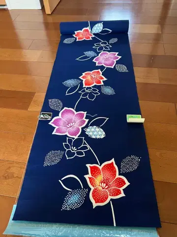 고급 별염 취미의 유카타 면 100% 옷감