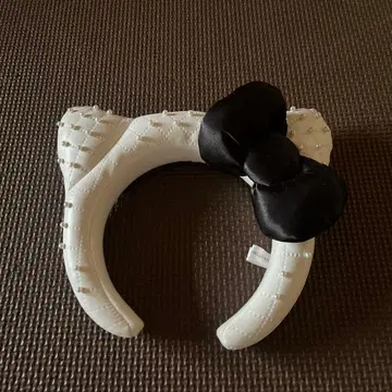 USJ 키티 머리띠 화이트