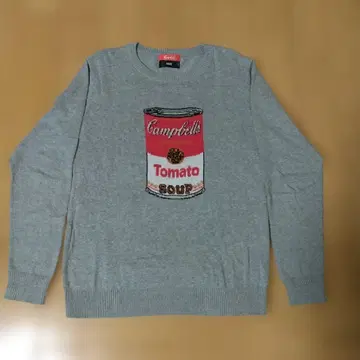 Campbell's 토마토 수프 캔 니트 스웨터