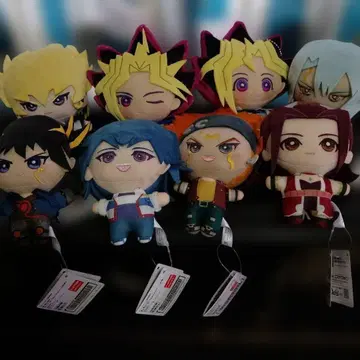 유희왕 봉제 인형 8체 세트