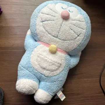 [ 새상품 ] 도라에몽 잘 때 푹신푹신 초BIG 쿠션 봉제 인형