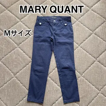 MARY QUANT 스키니 팬츠 네이비 M