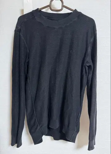 REPLAY 그레이 크루넥 스웨터