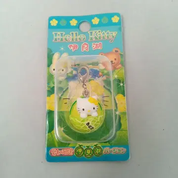 헬로키티 고토치키티 아이치 이라코 멜론 지퍼 마스코트 카오하나