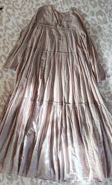 미사용 ne Quittez pas  코튼 보일 원피스