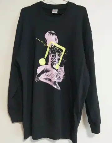 히토리 에 맨투맨 블랙 XXL 블랙 트레이닝복