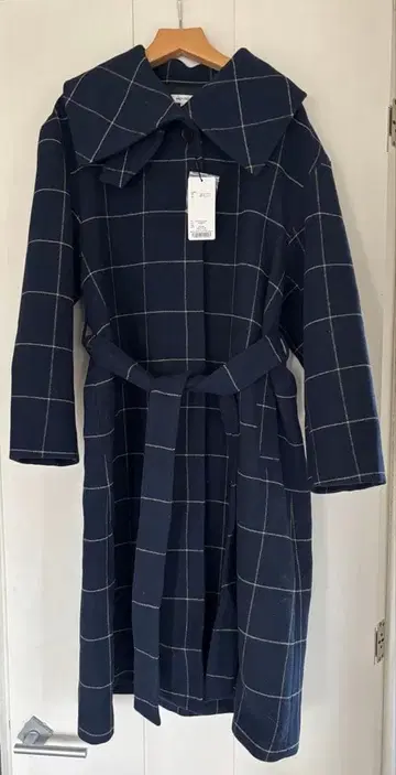 [ 택 포함 새상품 ] MOUSSY 울 혼방 롱 코트