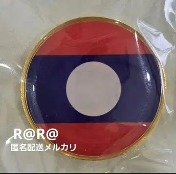 만박 라오스관 핀배지 라오스 파빌리온 원형