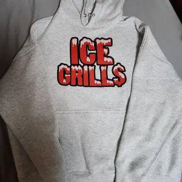 ICE GRILLS 애쉬 그레이 후드티 L