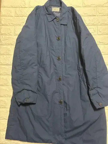 D.M.G. 네이비 롱 코트