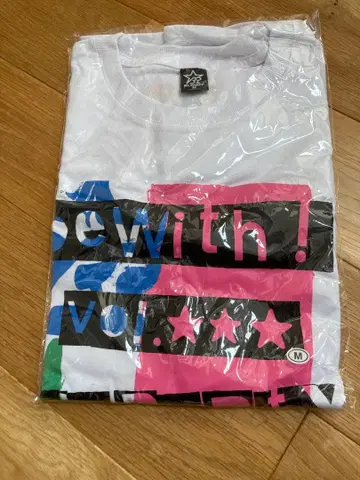 B'z 파티 한정판 롱 슬리브 티셔츠 미개봉품