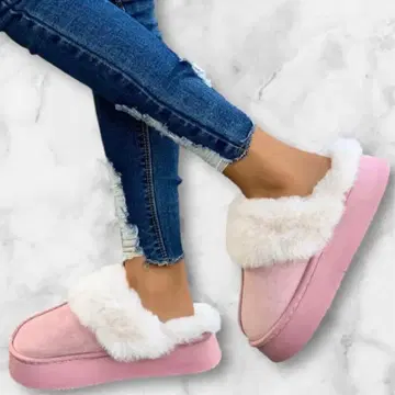 어그 부츠 핑크 ZARA Bershka H&M 한국 통굽 퍼