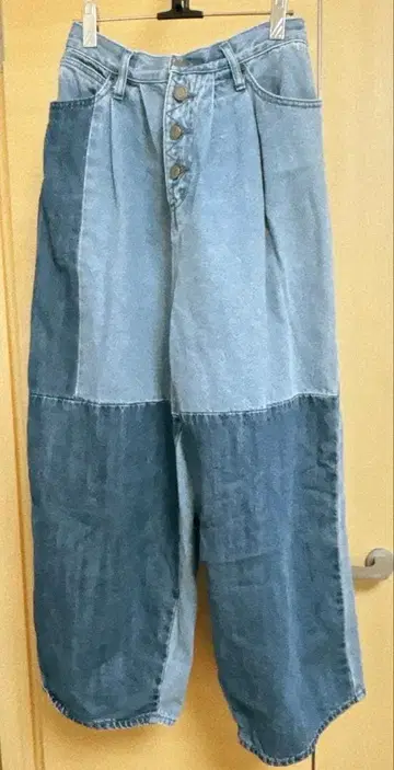 니코앤드 - 패치워크 데님 팬츠