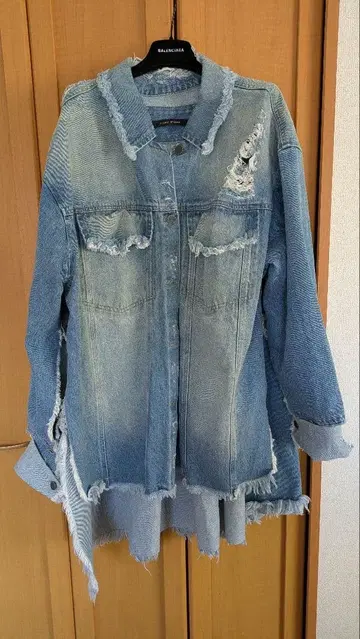 프로필 필독 PONY STONE 오버 사이즈 데님 자켓