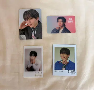 나니와단시 나가오 켄토 카드 묶음 판매 4개 세트